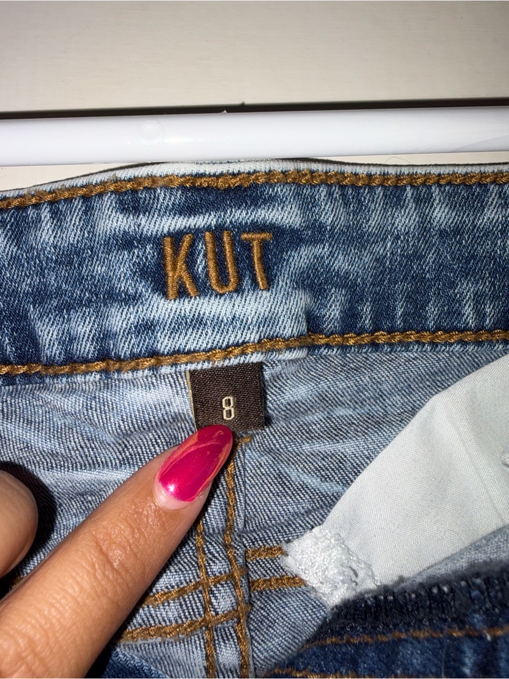 KUT size 8 denim shorts